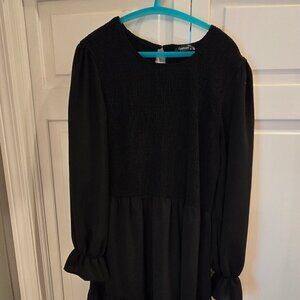 Long black dress
